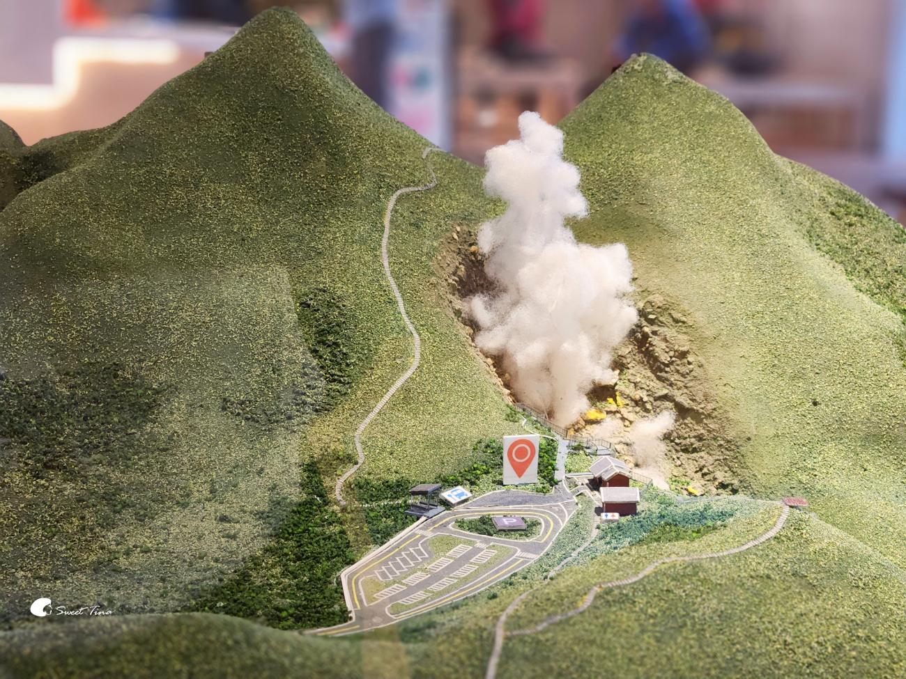 陽明山景點 | 小油坑遊憩區 – 觀看後火山噴氣孔硫磺結晶, 遠眺竹子山與金山