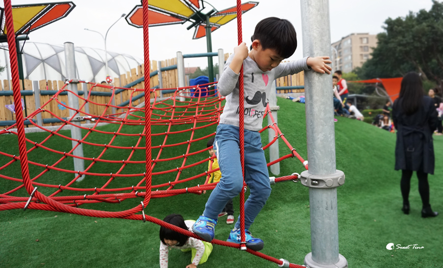 台北圓山花博公園 – 舞蝶共融遊戲場，身障小朋友也能玩